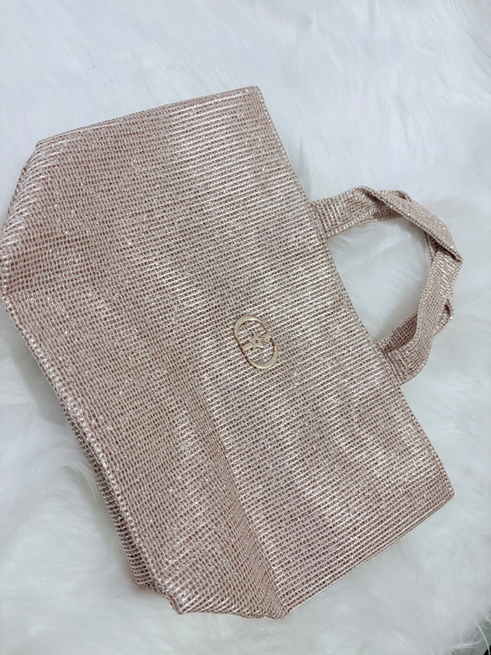 Dior Beauty Holiday Limited Edition 2025 Gold Tote Gift with Purchase